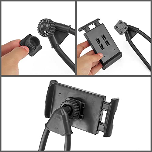 Suporte Celular Articulado De Pescoco Selfie Cama Mesa Sofa Preto
