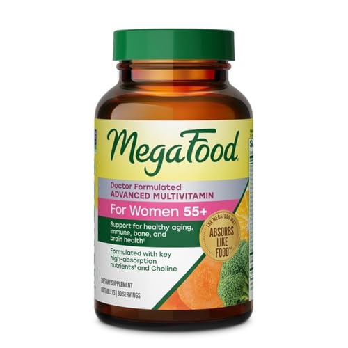 MegaFood Advanced Multivitamin for Women 55+ Doctor Formulated, 60 Tablets - image 1