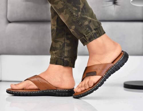 Image of HEALTH FIT Super Soft Ortho Care Bounce Back Anti-Skid Water Resistant Slippers /Doctor Chappal & Footwear-Men 118