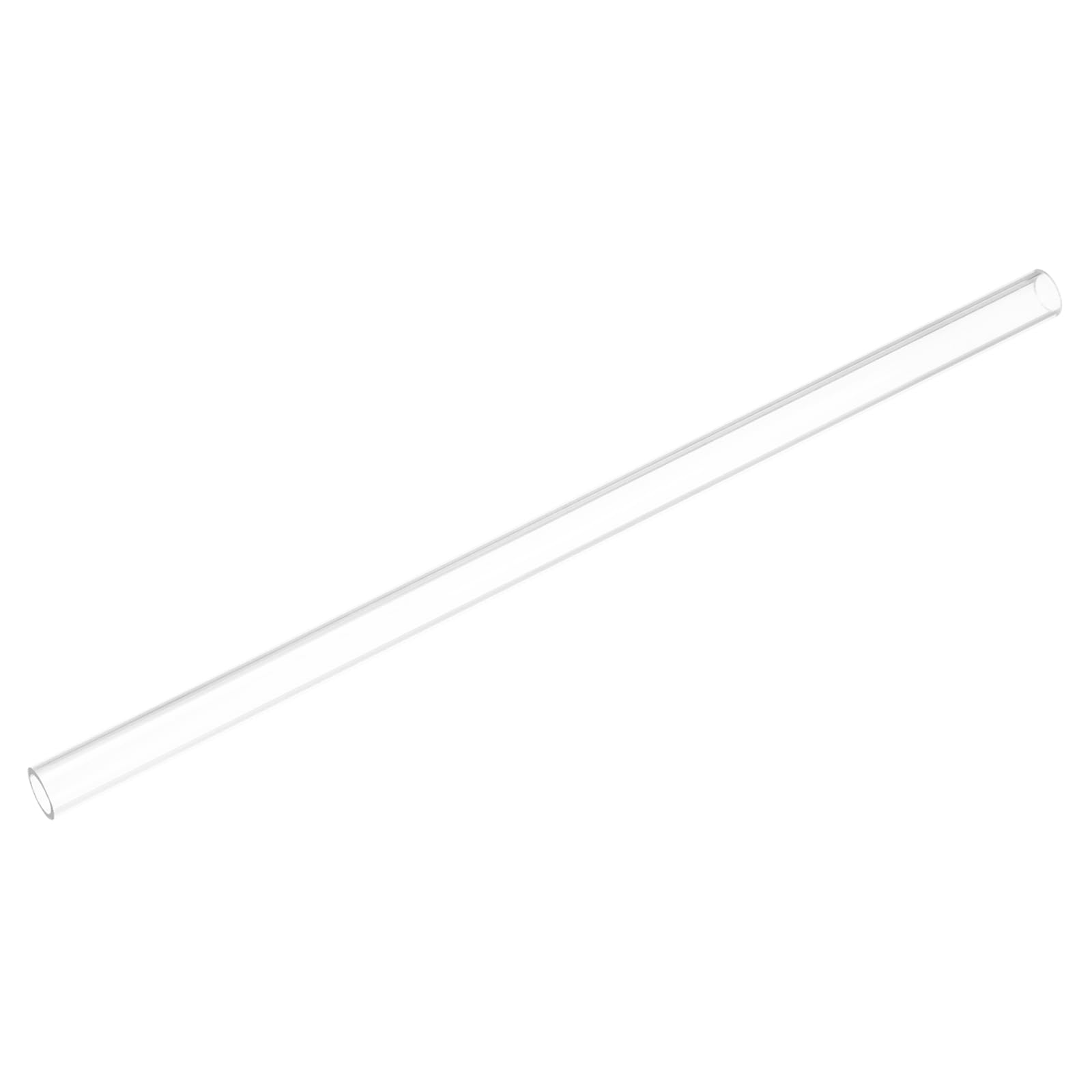uxcell 2pcs Clear Rigid Tubing Pipe 10mm ID x 14mm OD 1Ft(305mm) Round Plastic Polycarbonate Tube