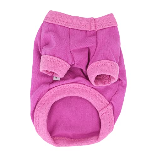 Lophipets 100% Cotton Dog Tee Shirt For Small Dogs Teacup Chihuahua Yorkie Puppy Clothes-Purple/Xs #TOP4