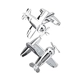 Plane Cufflinks Commercial Prop Airplane Wedding Cuff Links