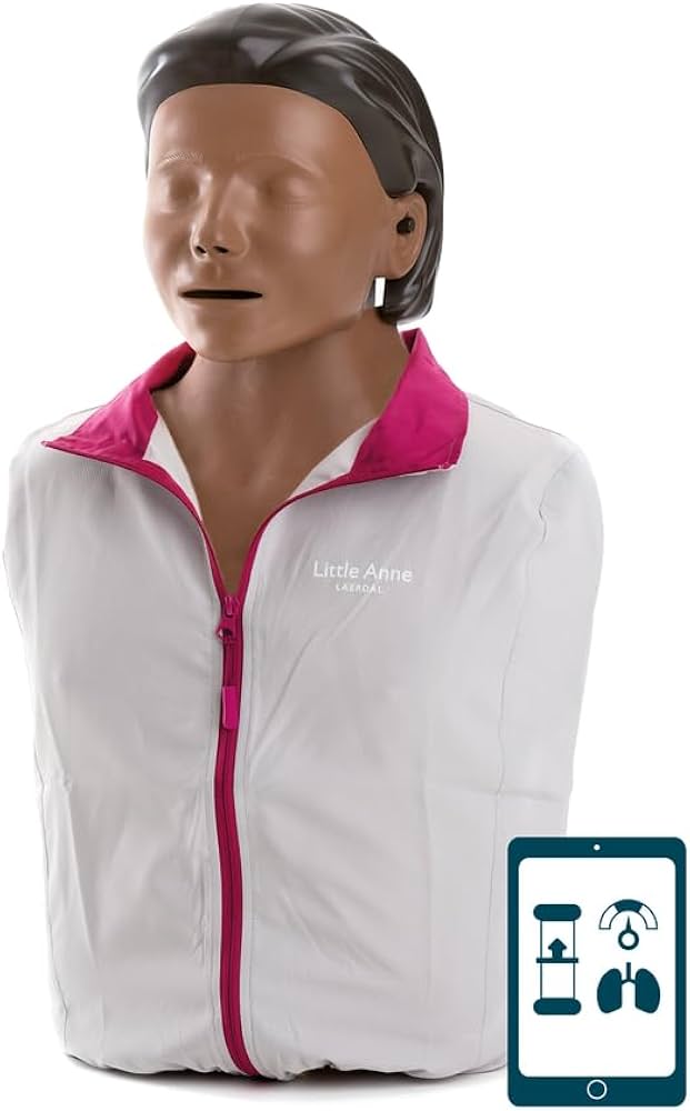 Amazon.com: Laerdal Little Anne QCPR Dark | Adult CPR Manikin with