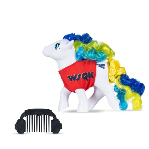 Basic Fun My Little Pony x Stranger Things – Retro Rockin’ Pony – Limited Edition Verzamelpony geïnspireerd op Robin – 80s Stijl voor Fans & Verzamelaars