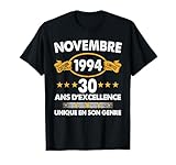 Novembre 1994 30 ans Les Legendaire sont nees en Novembre 1994 Légendaire 30 ans cadeau d'anniversaire pour légendaire née en Novembre 1994. Cadeau Pour les hommes Femme 30 ans pour une fête d'anniversaire. Cadeau Homme Femme Novembre 1994 30 ans