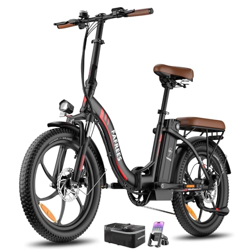 Fafrees E Bike Klapprad 20 * 3.0 Zoll, F20 Pro E-Bike Herren 36V 18AH Akku, Elektrofahrrad...