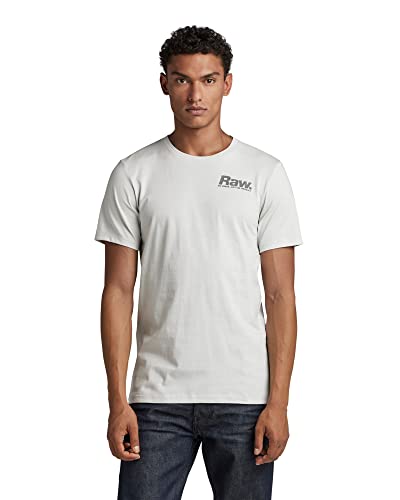 G-STAR Raw Mens Premium Graphic T-Shirt, Photo: Oyster, X-Large US