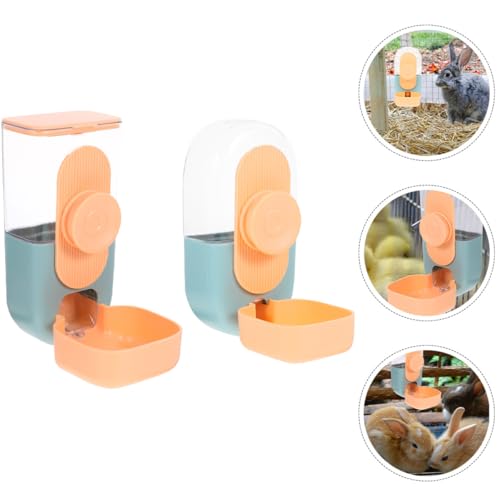 Comedero de agua automático Beaupretty colgante para evitar vuelcos en la jaula de conejos 8