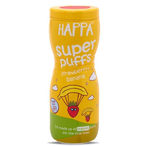 See full amazon price history chart for Happa Organic Multigrain Strawberry & Banana Melts Super Puffs (Healthy Organic Snack for Little One, 8 Months+) Pack of 1 Happa Organic Multigrain Strawberry & Banana Melts Super Puffs (Healthy Organic Snack for Little One, 8 Months+) Pack of 1 (B09BNHBTVZ) Amazon Price History, Amazon Price Tracker
