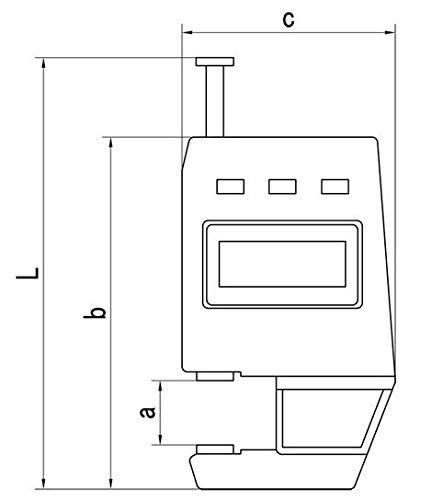 Calibrador digital para medición de espesores 0-15 mm con precisión ±0.03 mm y resolución 0.01 mm miniatura 2