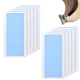 サムコス ウィッグ粘着テープ ヘアエクステンションテープ 120枚セット 毛延長 強粘着 ヘアエクステンション 両面テープ 交換用粘着テープ かつら接着用 美容ツール