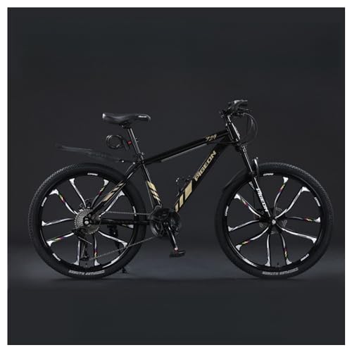 TVT 自転車 ロードバイク 700c 21/24/27/30段変速ギヤ 補助ブレーキ搭載 安全ディスクブレーキ 適切な身長 160?185CM (30速/10ナイフ ホイール,ブラック)