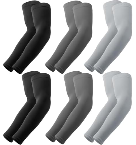 Image of UV Sun Protection Arm Sleeves - UPF 50 Cooling Compression Sleeves for Men & Women - Arm Cover /Protector for Basketball, Voleyball, Golf, Baseball, Football, Running, Cycling & Other Outdoor Sports