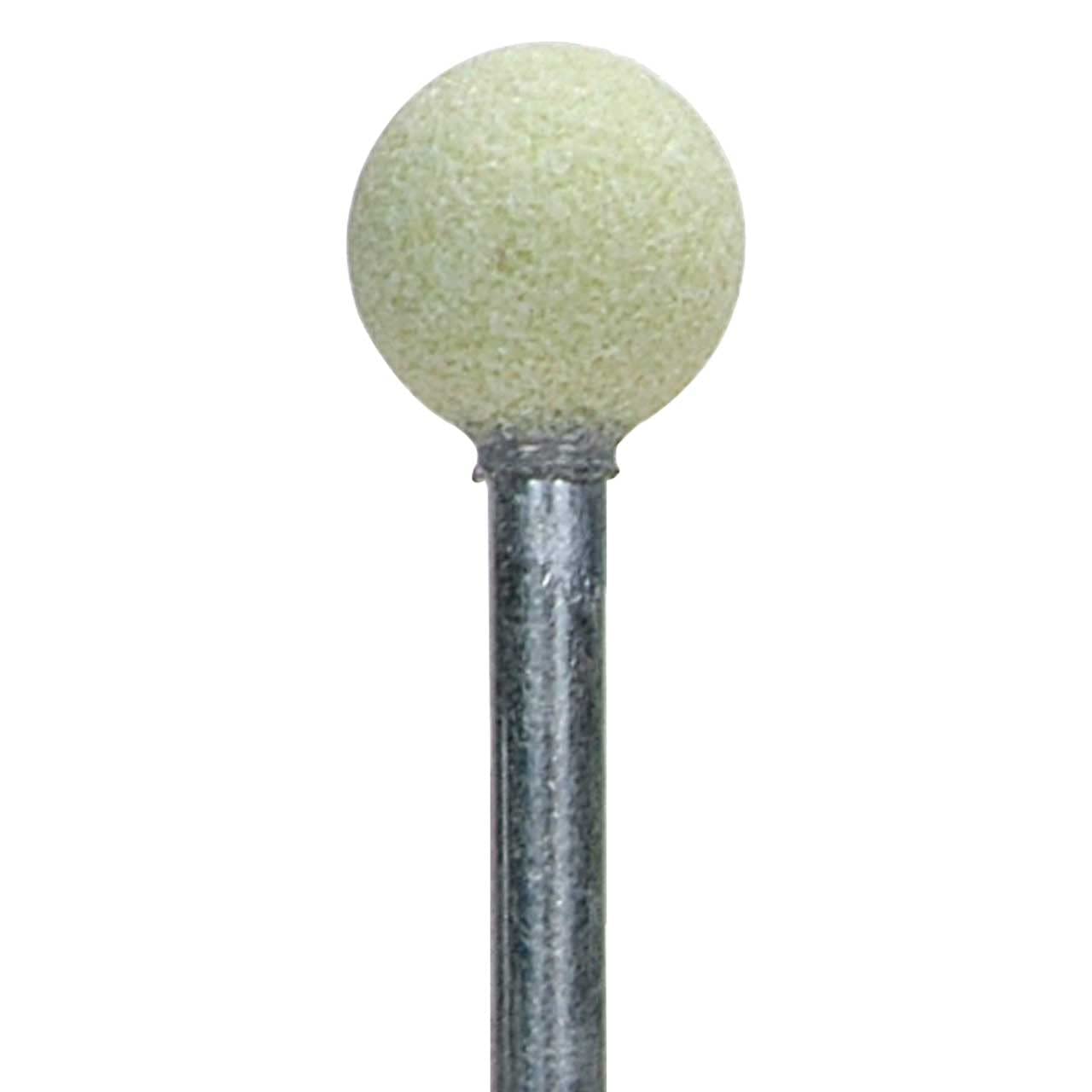 Norton 69083149050 3/8xBALLx1/8 in. Quantum 3NQ CA Vitrified Bond Mounted Points, Type B122, 80 Grit, 5 Pack