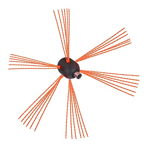 Jufjsfy Brosse de balayette de cheminée, outil de nettoyage flexible pour cheminée, brosse rotative pour le nettoyage des conduits de cheminée