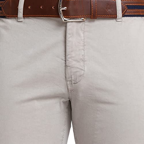 Image of Parx Men's Cotton Blend Solid Pattern Low Rise Tapered Fit Flat Front Casual Trouser