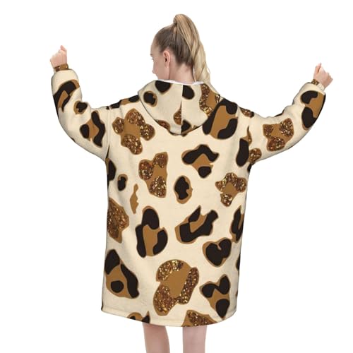 Couverture à capuche léopard comme cadeau idéal pour frissonner de plaisir