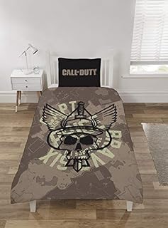 Coco Moon Cod Call Of Duty Kids Single Or Double Bed Duvet Bedding Set Genuine Call of Duty Bedroom Merchandise (Single Duvet)