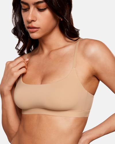 INLYRIC Women's Inbarely Soft Bralettes - Cami Bras No Underwire Seamless Unlined Comfort Bralette3