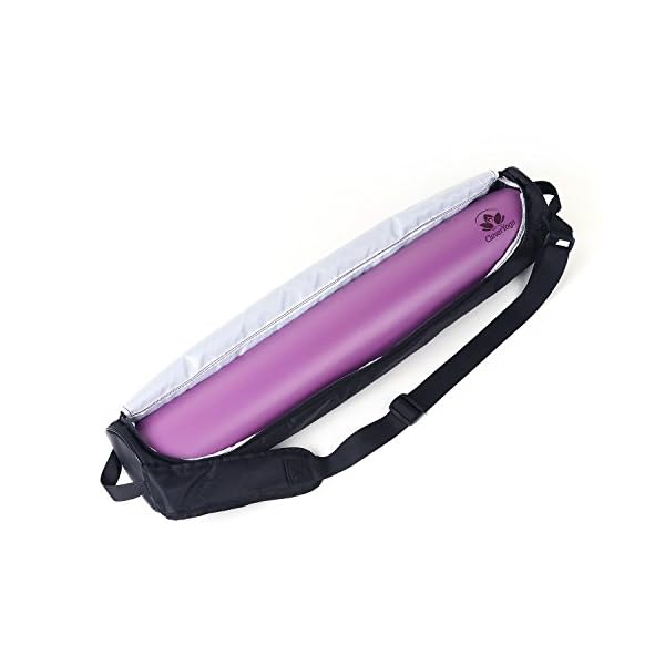 Premium Clever Yoga Mat - Extra Long Yoga Mat Suitable For All Yoga Types - Workout Mat For Home Or On The Go - Includes Our Perfect Fit Mat Bag - Blue