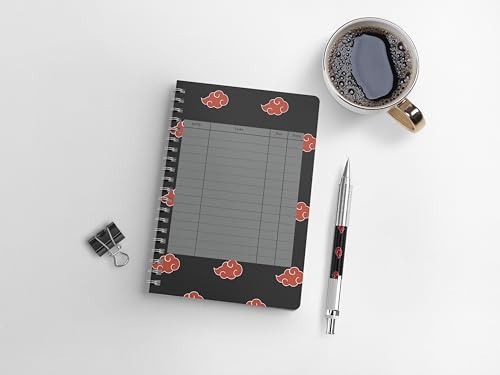 Image of Itachi Uchiha Wiro Journal Notebook | 80 gsm Paper With 350GSM Hard Cover | Unruled | Pages - 160 | A5 Size | Wiro Binding | Versatile for School, Home & Office