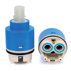 WANGCL 2 x Keramik-Kartusche Wasserhahnaufsatz