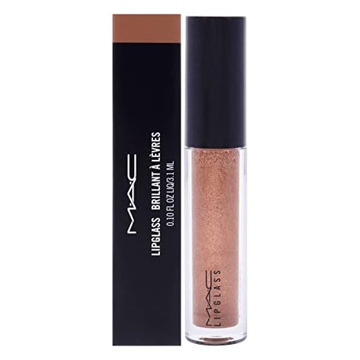 Gloss labial MAC Lipglass Oh Baby for Women, 0,7 Oz, Multi, 1 Contagem