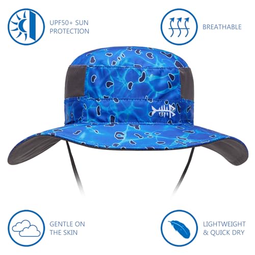 Image of BASSDASH UPF 50+ Sun Fishing Hat Water Resistant with Detachable Neck Flap