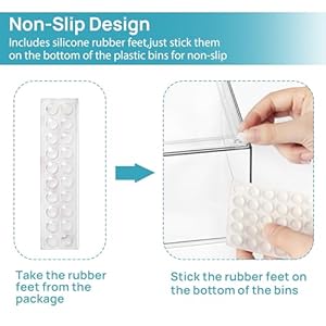 Vtopmart 4 Pack Stackable Storage Drawers, 6.6''Tall Acrylic Bathroom Makeup Organizers,Clear Plastic Drawers For Vanity, Undersink, Kitchen Cabinet,Pantry Organization and Storage Vtopmart 4 Pack Stackable Storage Drawers 66Tall Acrylic Bathroom Makeup OrganizersClear Plastic Drawers For Vanity Undersink Kitchen CabinetPantry Organization and Storage