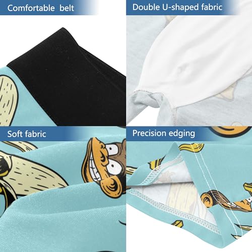 visesunny Mens Underwear Rayon Boxer Briefs Breathable and Soft with Fly Underwear for Men4