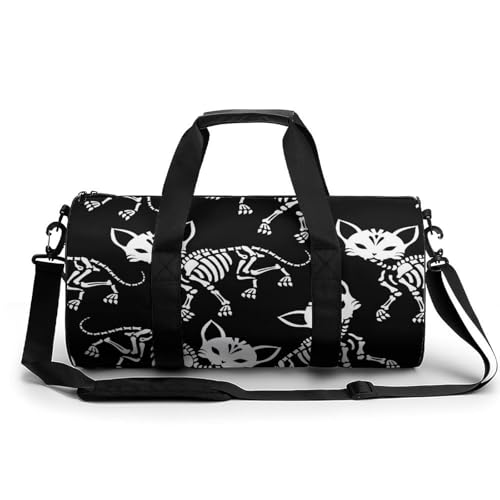 Sac de camping chat squelette léger pour randonnée et voyage 45cm