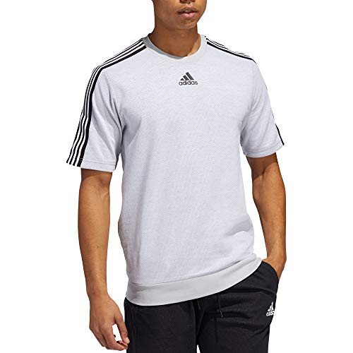 Sweat-shirt Adidas à manches courtes homme avec col rond classique