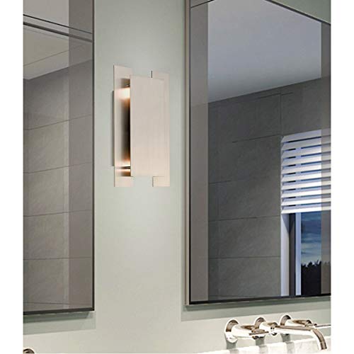 Livex Lighting 2 Lt Brushed Nickel ADA Wall Sconce by Livex - Used condition - Image 6