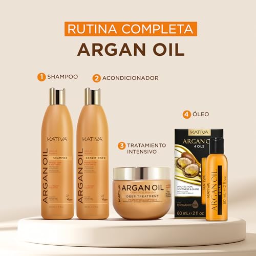 Kativa Argan Oil 4 Oils Intense Hair Oil 60ml - 6