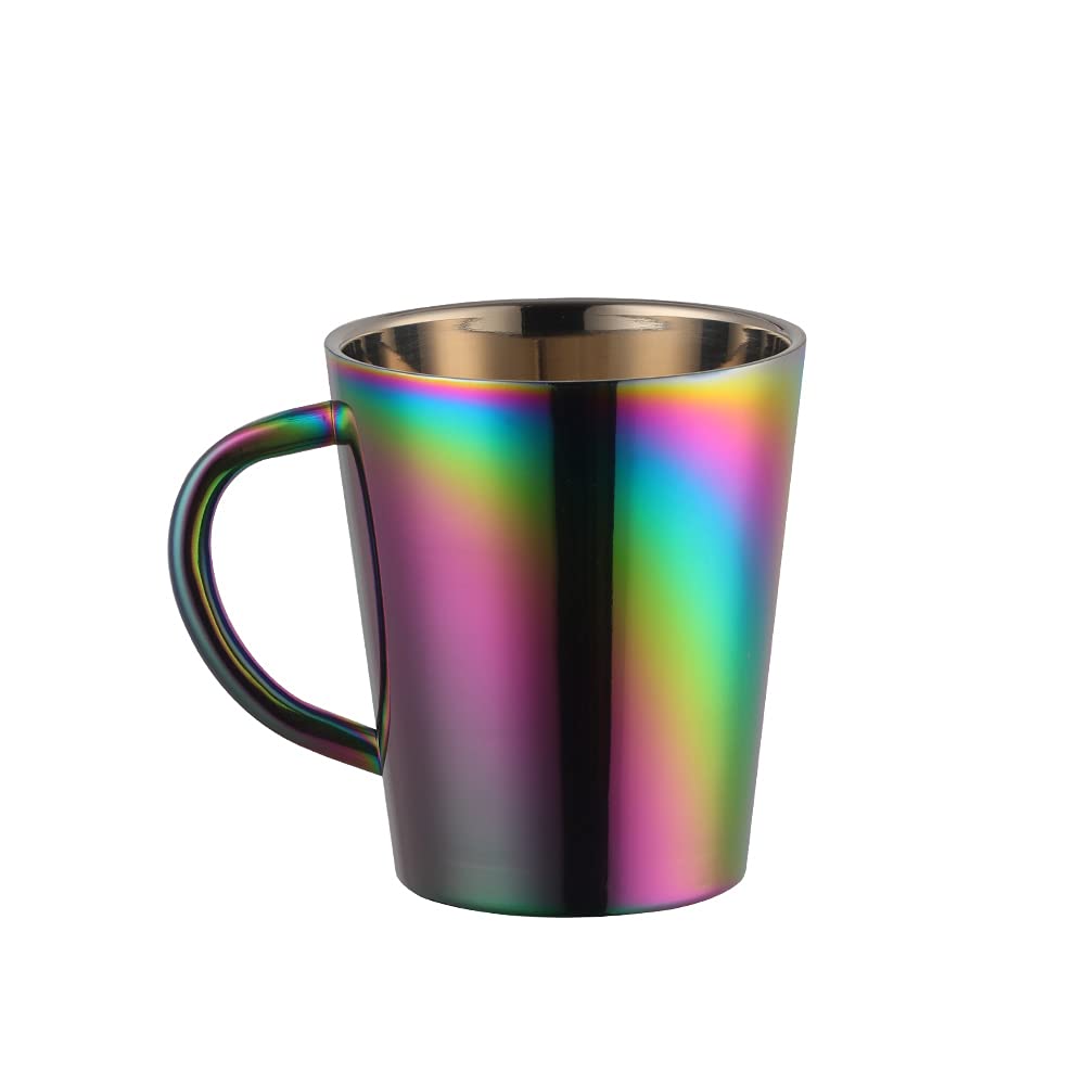 Belle Vous Caraffa da Caffè - Thermos in Acciaio Inox Nero - Contenitore con Manico in Legno
