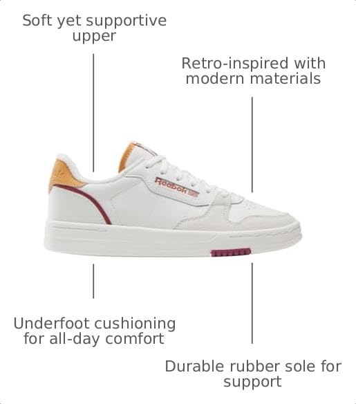Image of Reebok Women's Phase Court Sneakers