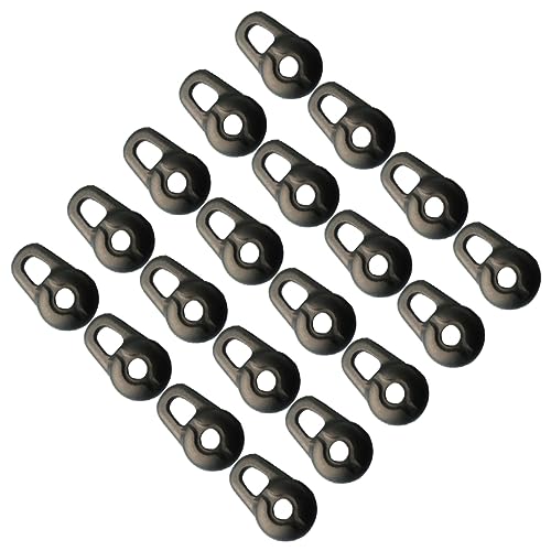 SUPVOX Replacement Earphone Caps 20pcs Silicone Headphone Covers Earbuds Ear Covers Low Profile for Earphones Headphone Accessories