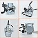 HOLATO PZ19 Carburetor Carb Air Filter Fuel Line Kit for 50cc 70cc 90cc 110cc 125cc Tao Tao GK110 Baja SSR Apollo Coolster Chinese Kids Four Wheeler ATV Go Kart CRF50 XL70 Dirt Pit Bike Motor (BLACK)