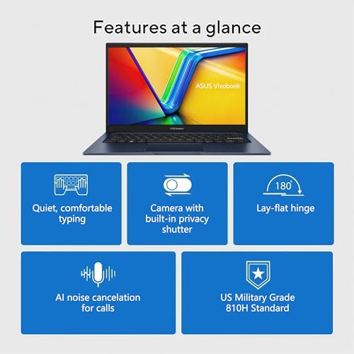 ASUS VivoBook 14 I3 Laptop Portátil de Negocios 14" miniatura 4