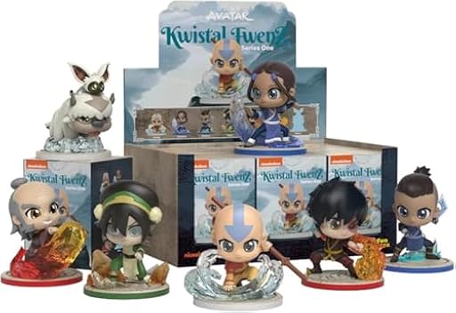 Mighty Jaxx Avatar The Last Airbender Kwistal Fwenz Serie 1 Figuritas coleccionables de juguete en caja sorpresa. Un paquete: contiene una figura aleatoria | Ya disponible en tu tienda friki favorita! En mundofriki.es!