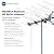 Winegard HD8200A Long Range Outdoor HDTV Antenna - 65+ Mile Range, High-VHF/UHF, 4K Ultra-HD Ready, Free Local Channels, Amplify with Boost XT LNA-200