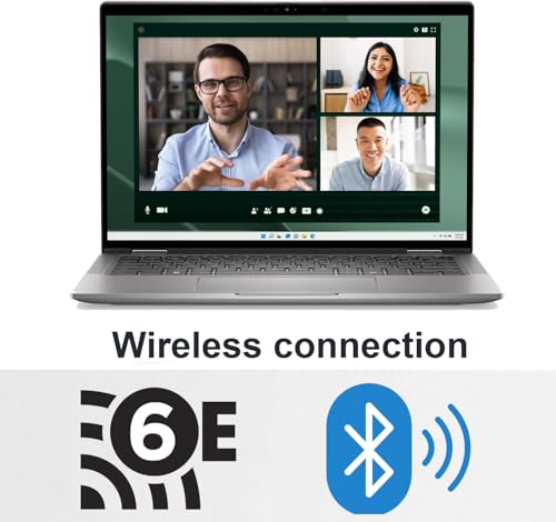 Image of Dell Latitude 3340 3000 2-in-1 Business Laptop (13.3 inch FHD Touchscreen, Intel i5-1335U (> i7-1255U), 16GB DDR5 RAM, 256GB SSD), 1080p IR Webcam, Intelligent Audio, Flip Convertible Yoga, Win 11 Pro