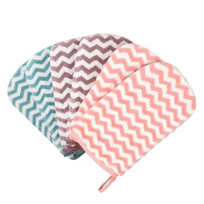 PHOGARY 6 Pack Waschlappen Set Waschhandschuhe Frottee, 20x13cm Korallenfleece Waschlappen Weicher Gesichtshandschuh für Gesicht Körper, Wiederverwendbare Make-up-Entferner-Handschuhe