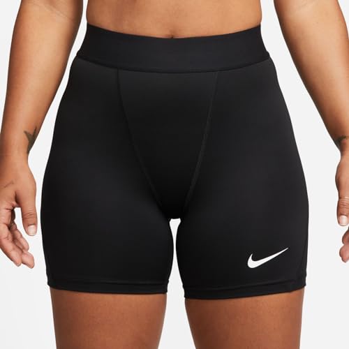 Nike Womens Shorts W NK DF Strike NP Short, Black/White, DH8327-010, L