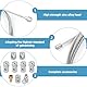 leruiyezs 2 Stück Bowdenzug Reparaturset Universal Motorrad Seilzug Set Mit 2M Bowdenzug Für Kupplungszug Gaszug Schaltzug Fahrrad Roller Mofa Moped Mit 9X Seilzug Mit Nippel Für Notreparatur