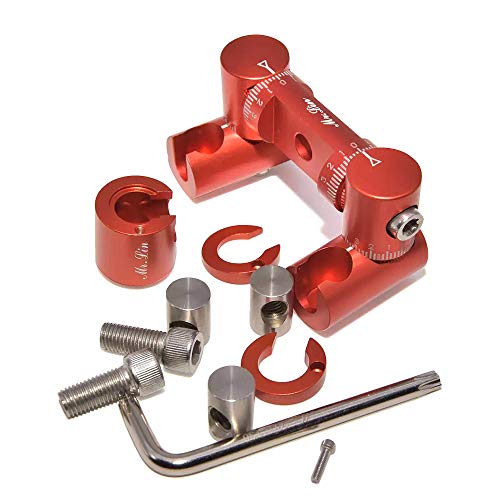 ZSHJGJR Compound Recurve Bow Stabilizer Double Side V-Bar Balancer Quick Disconnect Archery V Bar Mount Accessories