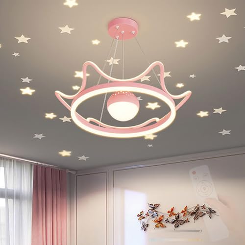 Lámpara de araña infantil regulable con mando para adaptar la luz a cada actividad