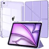Fonction de Réveil/Mise en Veille Automatique: Cette coque pour iPad Air 6ème/5ème/4ème génération est équipée d’une fonction de mise en veille/réveil automatique. La bande magnétique intégrée garantit que votre tablette se réveille automatiquement ou se met en veille lorsque vous ouvrez ou fermez le couvercle. Cette fonctionnalité aide à prolonger la durée de vie de la batterie de votre appareil