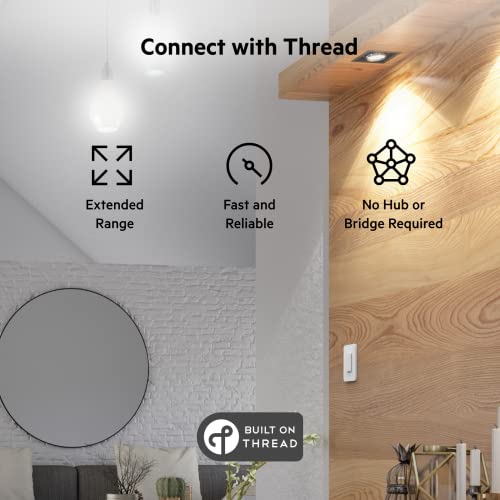 Wemo Smart Light Switch With Thread - Smart Switch For Apple Homekit - 3 Way Switch Compatible - Smart Home Products, Smart Home Devices - Homekit Light Switch - Apple Home - Requires Neutral Wire #TOP1