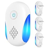 Yowrepu Ultrasuoni per Topi da Interno (4 Pezzi) - Repellente Dissuasore Topi Ultrasuoni - Anti Insetti, Ratti, Zanzare, Formiche, Ragni - Sicuro per gli Esseri Umani e gli Animali Domestici